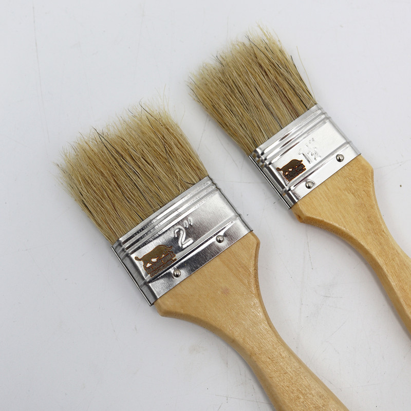 قلم مو نقاشی مدل بلک بول کد YP-CHOOBI-1.5-2INCH مجموعه 2 عددی