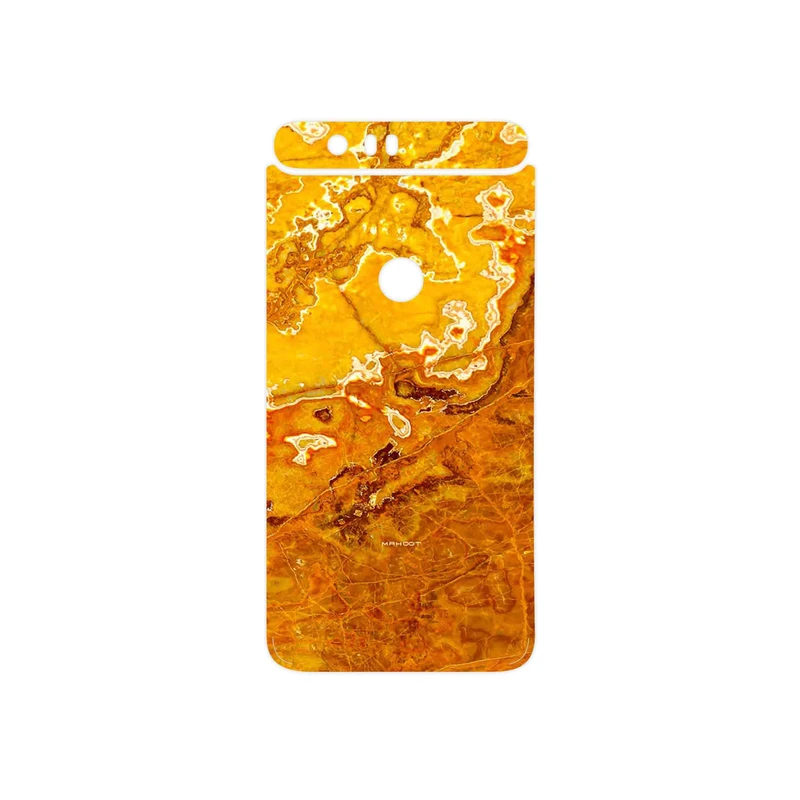 برچسب پوششی ماهوت مدل Gold Marble مناسب برای گوشی موبایل گوگل Nexus 6P