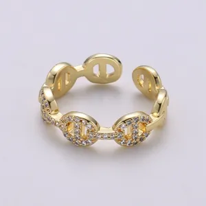  انگشتر طلا 18 عیار زنانه قیراط کد GH2720