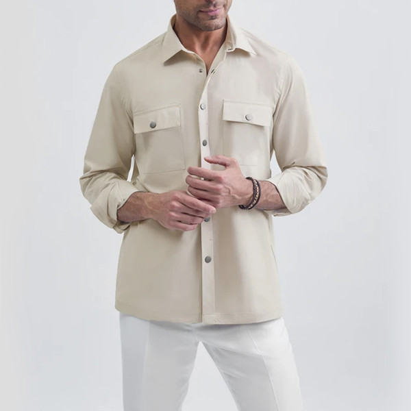 تخفیف پیراهن آستین بلند مردانه کروم مدل 2510107