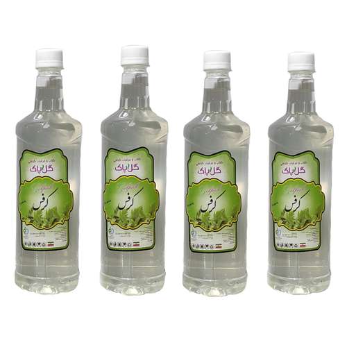 عرق کرفس زرگل - 1 لیتر بسته 4 عددی