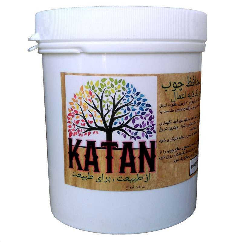 روغن چوب گیاهی تک جزئی کتان مدل oil-pure-1000 حجم 1 لیتر