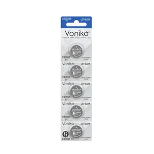 باتری سکه ای ونیکو مدل CR2025 بسته ۵ عددی