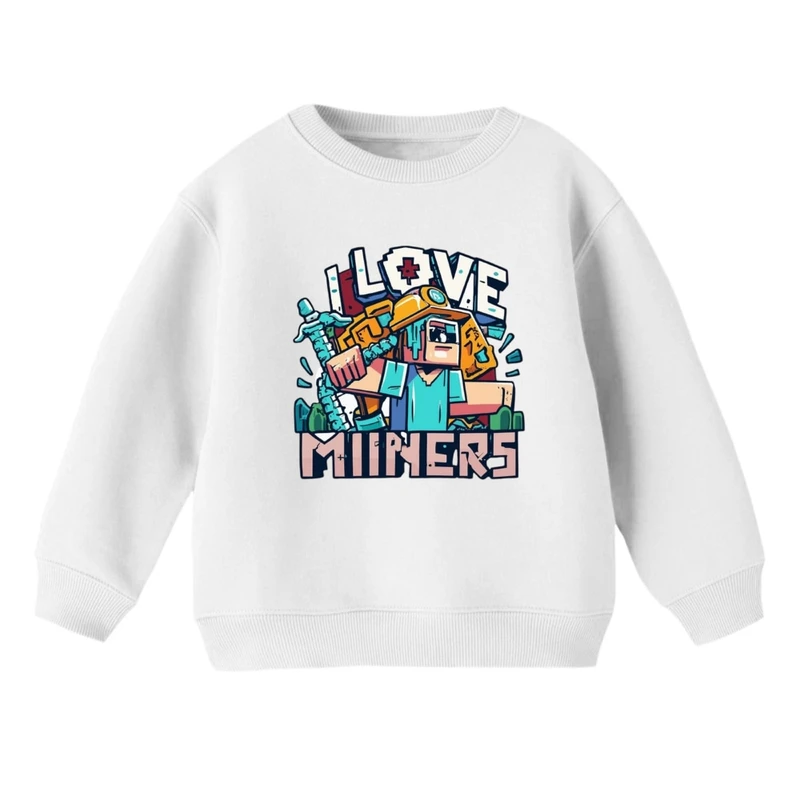 سویشرت بچگانه مدل ماینکرفت کد 12