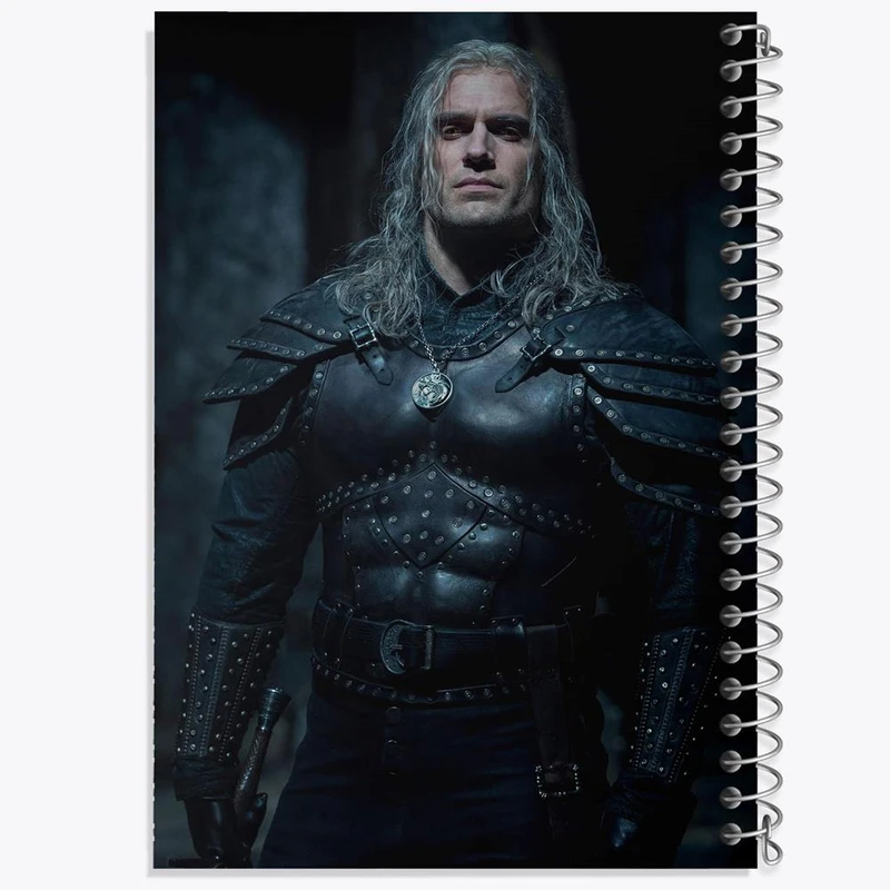 دفتر مشق 100 برگ خندالو طرح گرالت سریال ویچر Witcher کد 27418
