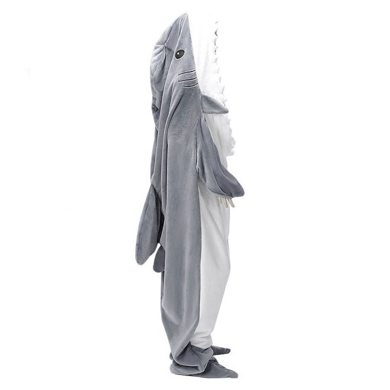 پتو مدل کوسه ای سایز 175x75 سانتی متر