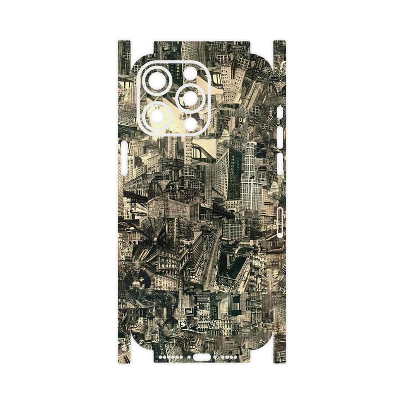 برچسب پوششی ماهوت مدل Collage of Skyscraper-FullSkin مناسب برای گوشی موبایل اپل iPhone 15 Pro Max