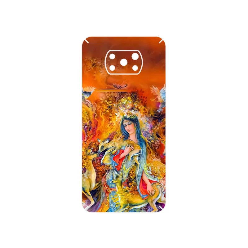 برچسب پوششی ماهوت مدل Persian miniature 2 مناسب برای گوشی موبایل شیائومی Poco X3 Pro
