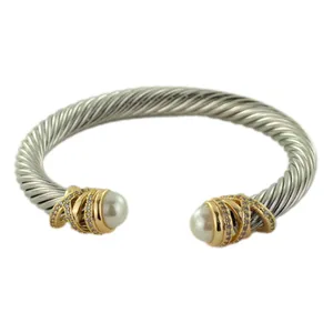دستبند النگویی زنانه وای اس ایکس مدل گوی کد W218