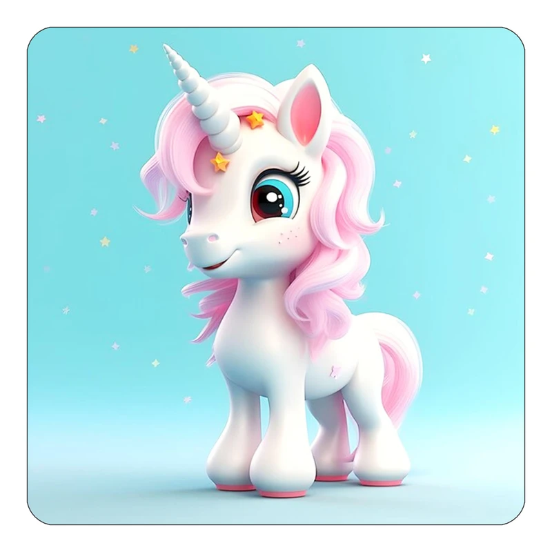 مگنت کاکتی طرح اسب تک شاخ و یونیکورن مدل mp31006