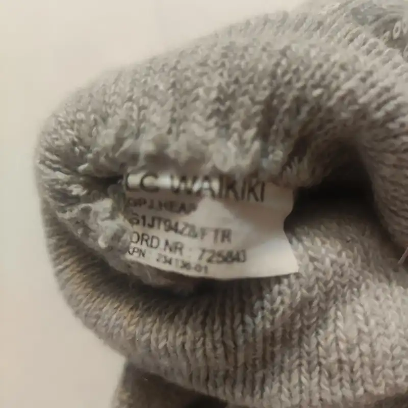 دستکش بافتنی زنانه ال سی وایکیکی مدل پولکی 2024