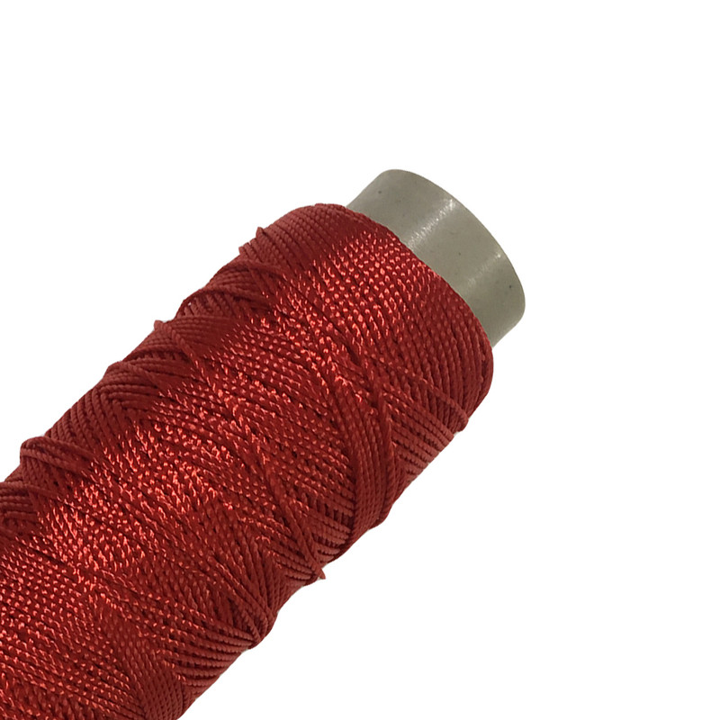 نخ دوخت چرم دوزی مدل ابریشمی Red100m طول 100 متر