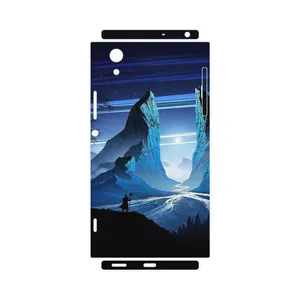MAHOOT Blue Mountains Digital Art-FullSkin Cover Sticker for Sony Xperia XA1