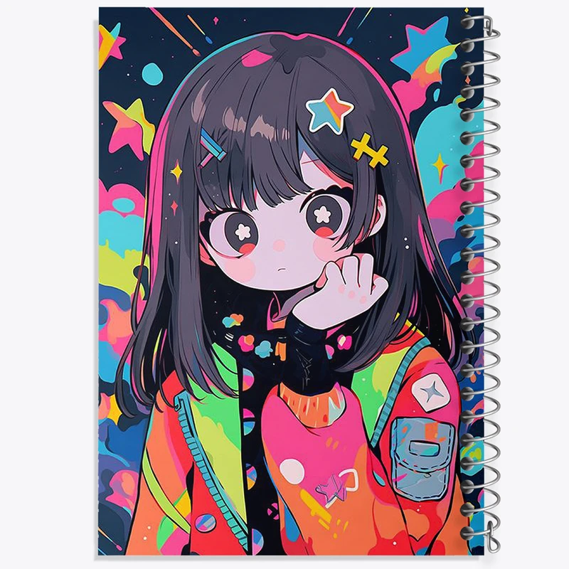 دفتر ژورنال نویسی 50 برگ خندالو مدل نقطه ای طرح دخترانه کد N2039