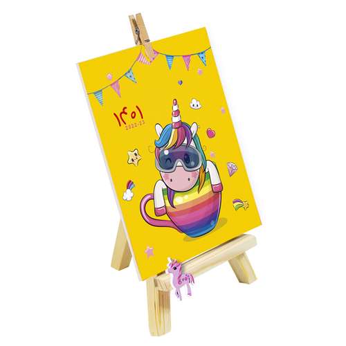 تقویم رومیزی سال 1401 طرح یونیکورن مدل BOMY
