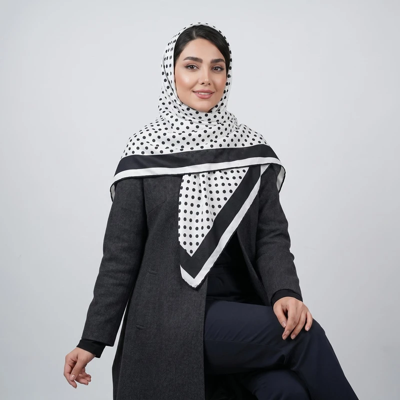 روسری زنانه مدل مینی اسکارف توپی کد 114n