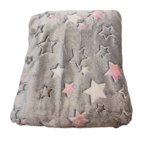 پتو مسافرتی 2 نفر مدل ستاره رنگین سایز 200x210 سانتی‌متر