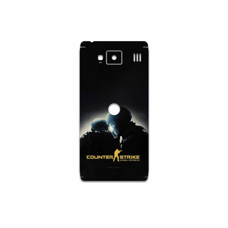 برچسب پوششی ماهوت مدل Counter-Strike مناسب برای گوشی موبایل موتورولا Droid Razr HD