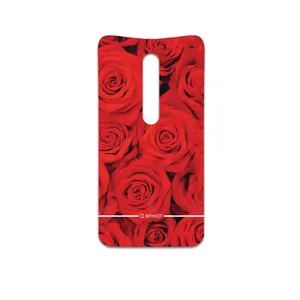 MAHOOT Red-Flower Cover Sticker for Motorola Moto X Style
