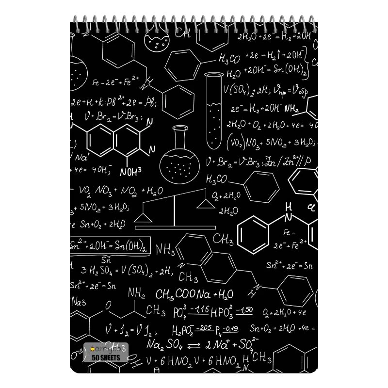 دفتر نقاشی 50 برگ سیمی کارنیکا طرح شیمی Chemistry کد 17185