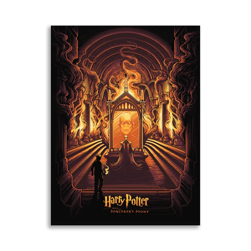 تابلو شاسی مدل هری پاتر و سنگ جادو طرح 1 Harry Potter and the Philosopher's Stone Alt 1 کدC1-38
