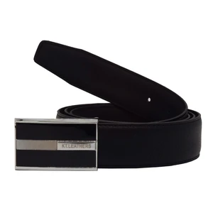 کمربند مردانه چرم کی تی مدل پلاکی کد 750in700
