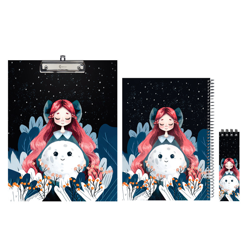 بسته لوازم تحریر پدیده نقش مدل مهتاب بسته 3 عددی