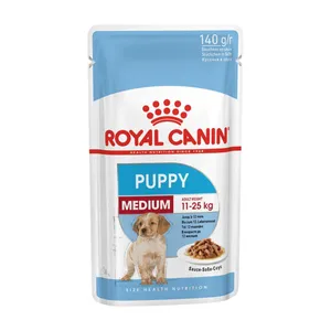 غذای پوچ توله سگ رویال کنین مدل Mini Puppy وزن ۱۴۰ گرم