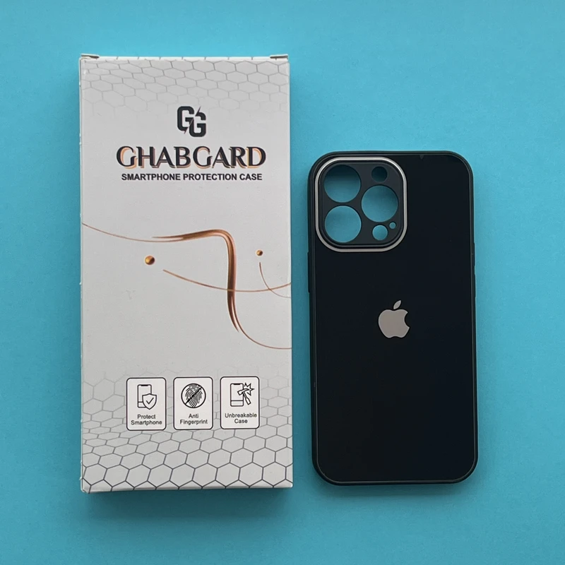  کاور قاب گارد مدل پشت گلس ساده مناسب برای گوشی موبایل اپل IPhone 13 PRO