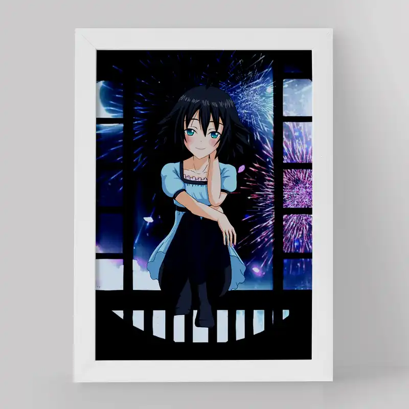 تابلو خندالو مدل مایوری شینا انیمه اشتاینز گیت کد 17480