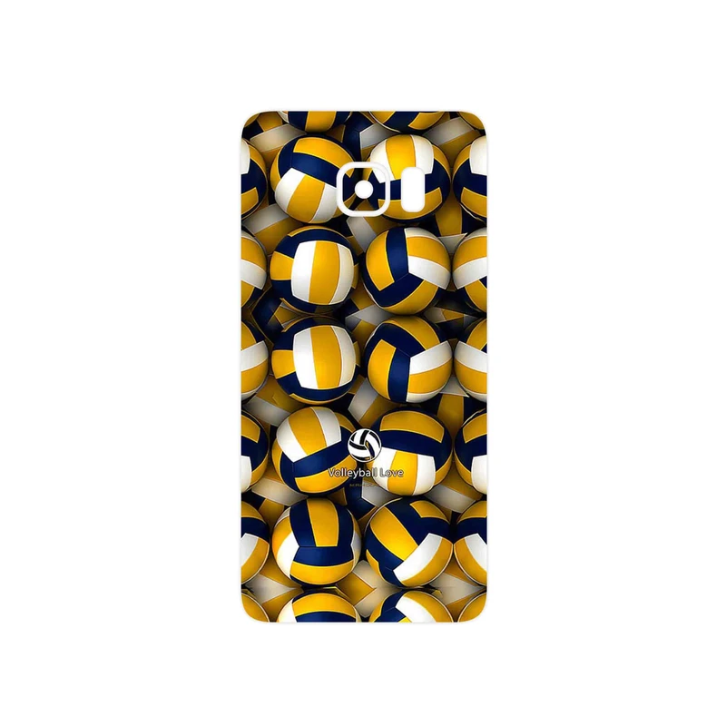 برچسب پوششی ماهوت مدل Volleyball مناسب برای گوشی موبایل سامسونگ Galaxy S6 Edge