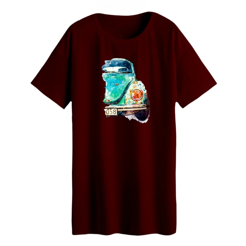 تی شرت لانگ زنانه مدل فولوکس کد ۶