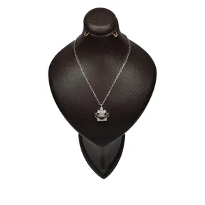 گردنبند نقره زنانه مدل نگین 