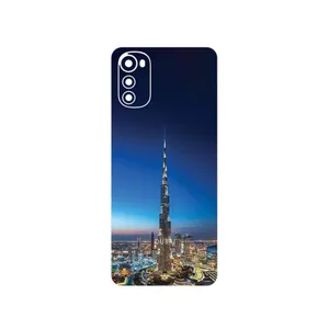 MAHOOT Dubai_City Cover Sticker for Motorola Moto E32s