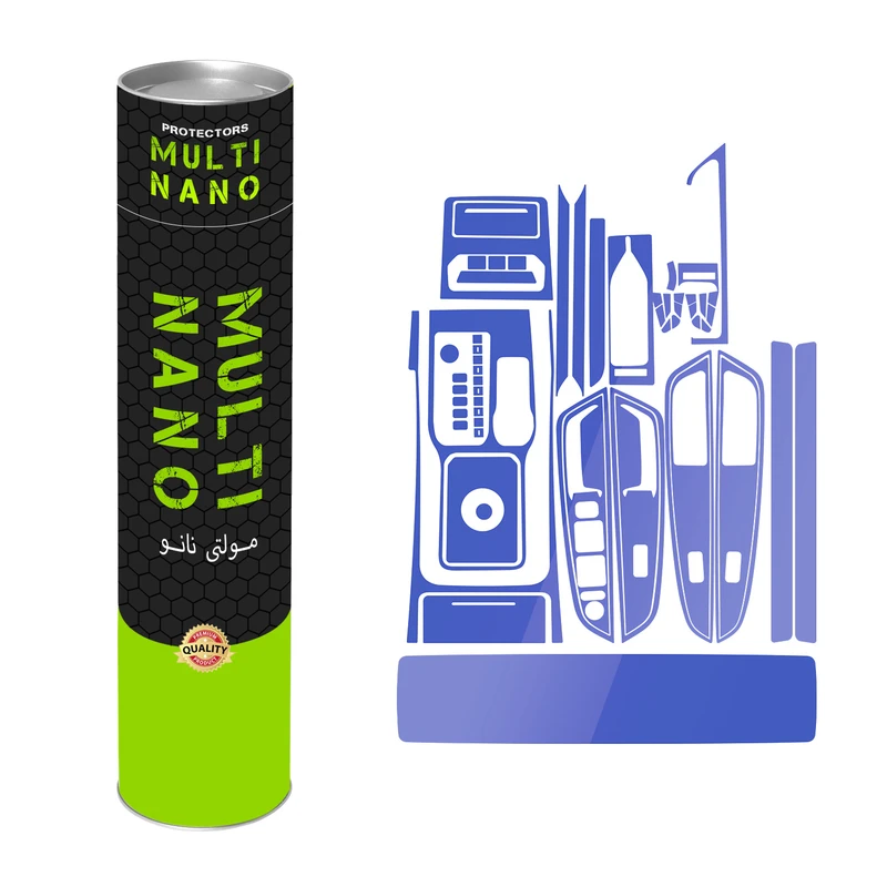 برچسب محافظ مانیتور و کنسول خودرو مولتی نانو مدل X-F1T مناسب برای هایما 7X مجموعه 24 عددی