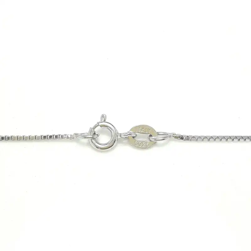 زنجیر نقره زنانه مدل ونیزی  کد 7001