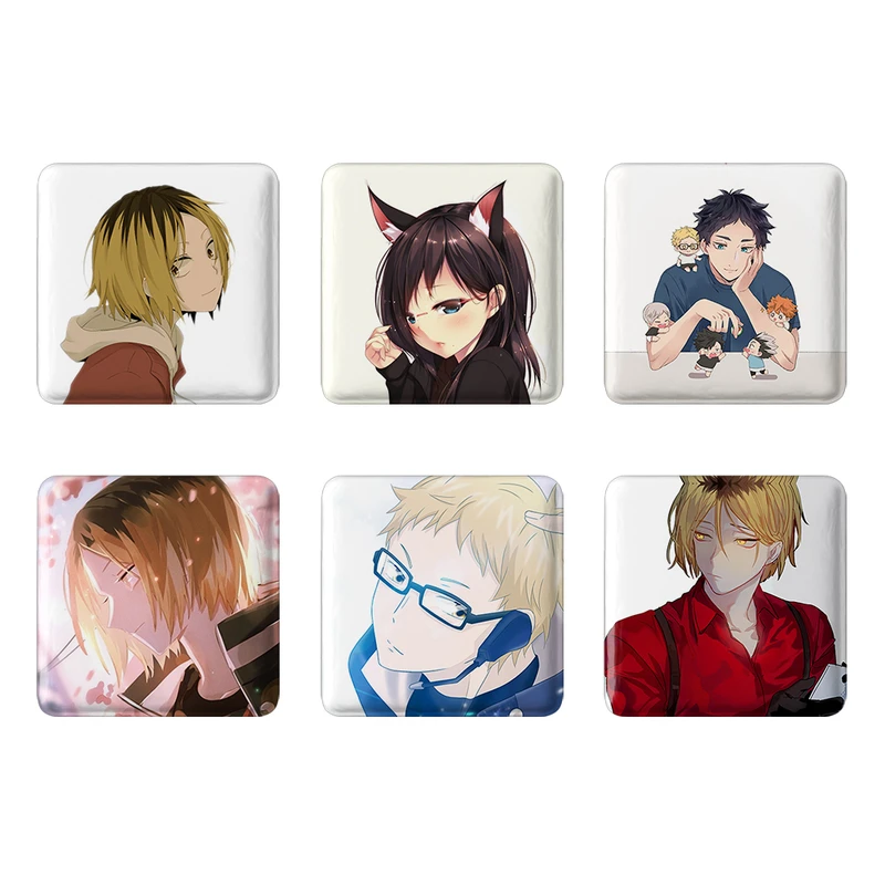 مگنت خندالو طرح انیمه هایکیو Haikyu کد 984A مجموعه 6 عددی