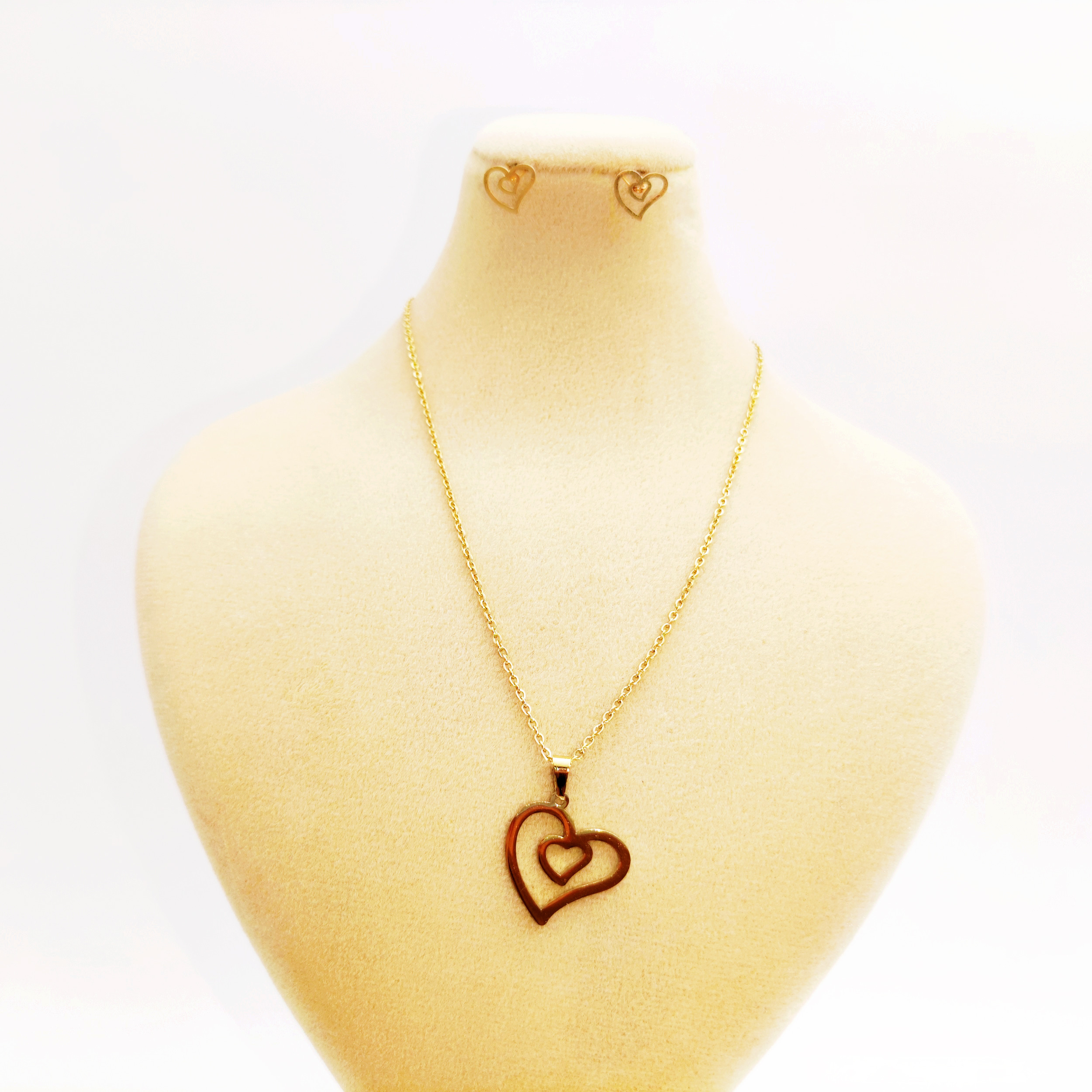 نیم ست زنانه مدل قلب 3