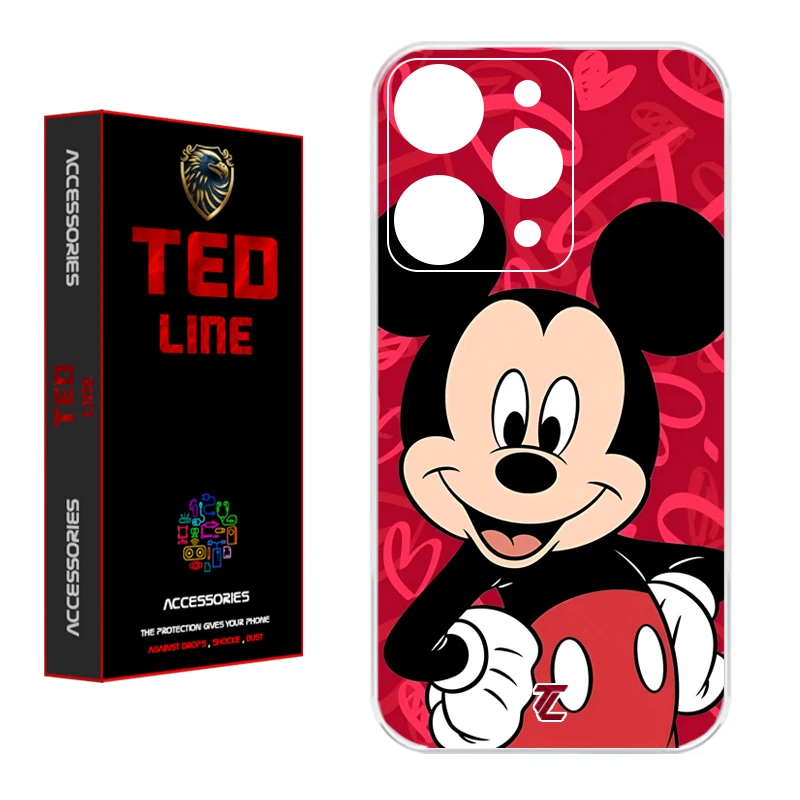 کاور تدلاین طرح میکی موس کد 1148 مناسب برای گوشی موبایل شیائومی Redmi 12 4G