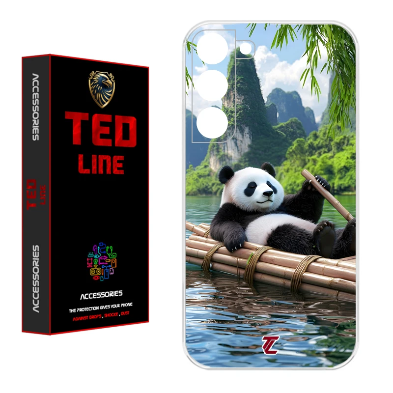 کاور تدلاین طرح پاندا کد 1162 مناسب برای گوشی موبایل سامسونگ Galaxy S21 FE