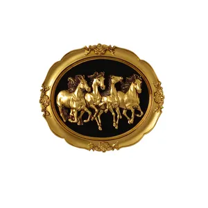 دیوارکوب مدل مخمل چکاوک طرح اسب