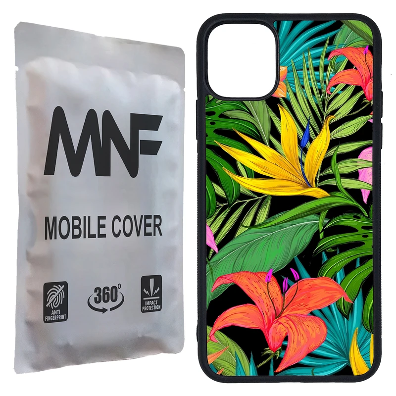 کاور ام ان اف طرح گل و گیاه کد P-073 مناسب برای گوشی موبایل اپل iPhone 11 Pro Max