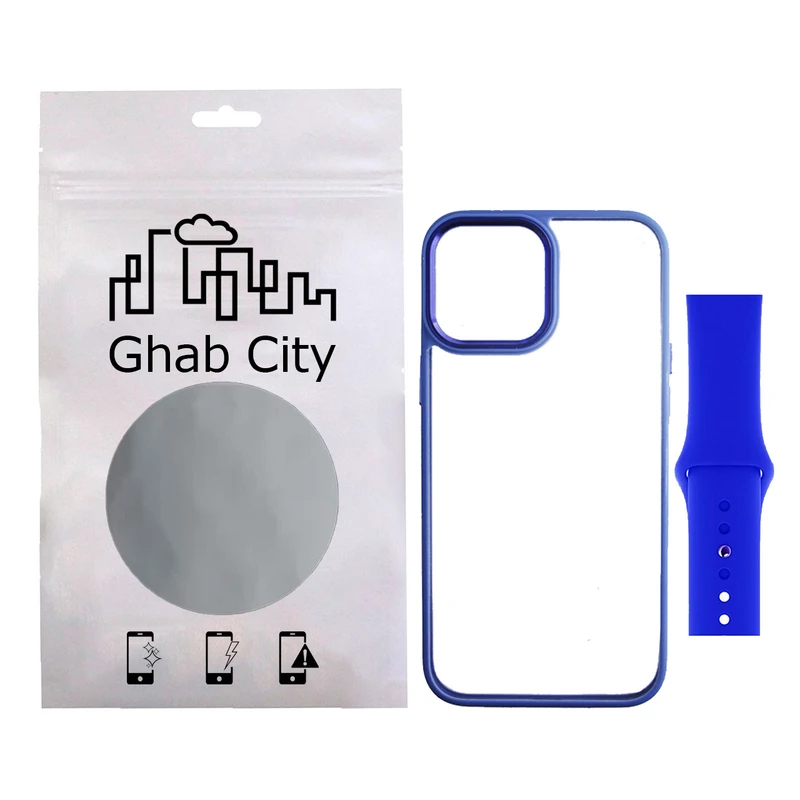 کاور قاب سیتی مدل DRB مناسب برای گوشی موبایل اپل iPhone 11 Pro Max به همراه بند اپل واچ 45 میلی متری