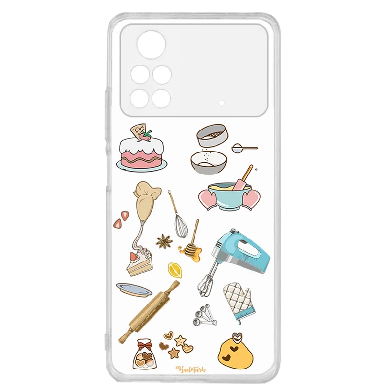 کاور طرح شیرینی پزی مناسب برای گوشی موبایل شیائومی Poco X4 Pro