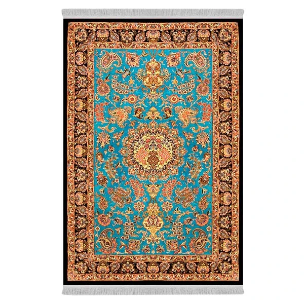 فرش پارچه‌ای دفه مدل فرشینه طرح مدرن کد 8055