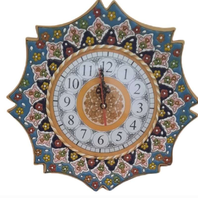 ساعت میناکاری طرح خورشید