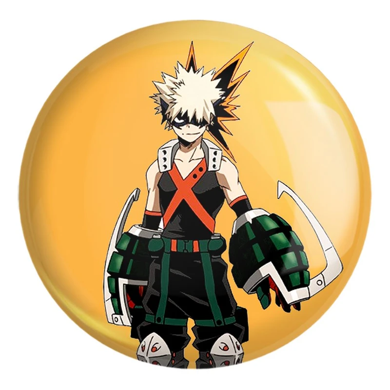 پیکسل خندالو طرح کاتسوکی باکوگو انیمه آکادمی قهرمان من My Hero Academia کد 10081 مدل بزرگ