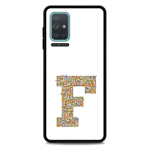 AKAM AMC-WSGA71-ALPHADOODLEBET-6 Cover For Samsung Galaxy A71