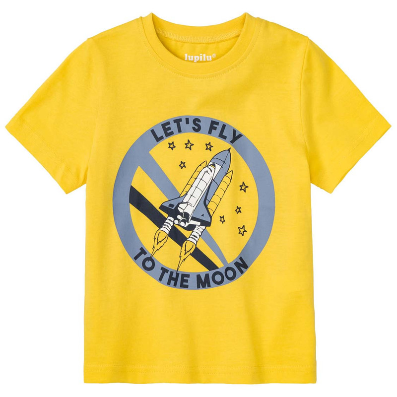 تی شرت آستین کوتاه پسرانه لوپیلو مدل سفینه فضایی 2023