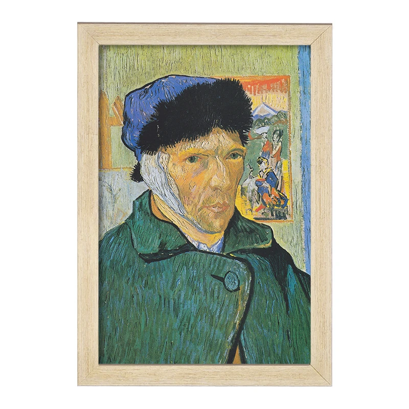 تابلو خندالو مدل سلف پرتره ونسان ونگوگ (Van Gogh) کد 36810